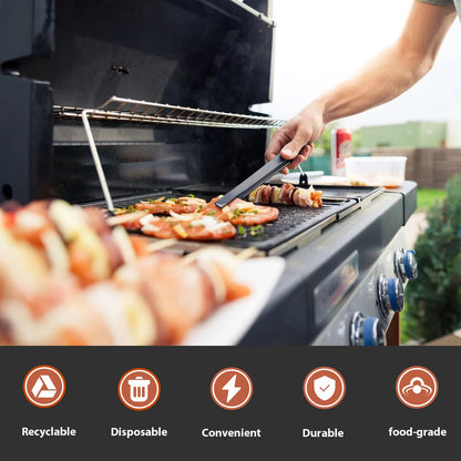 Whaleme Grease Cup Liners for Blackstone Griddle 5017 - Blackstone Griddle Accessories， Disposable Grill Grease Tray, Aluminum Foil Drip Pan Grease Catcher Cup Liner for 17, 22, 28, 36 Inch (30 Pack)