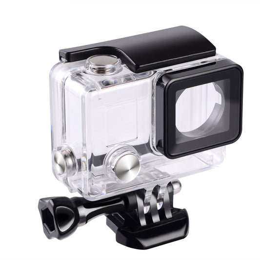 Suptig Replacement Waterproof Case Protective Housing for GoPro Hero 4, Hero 3+, Hero 3 Accessories Action Camera for Underwater Use - Water Resistant up to 147ft (45m)