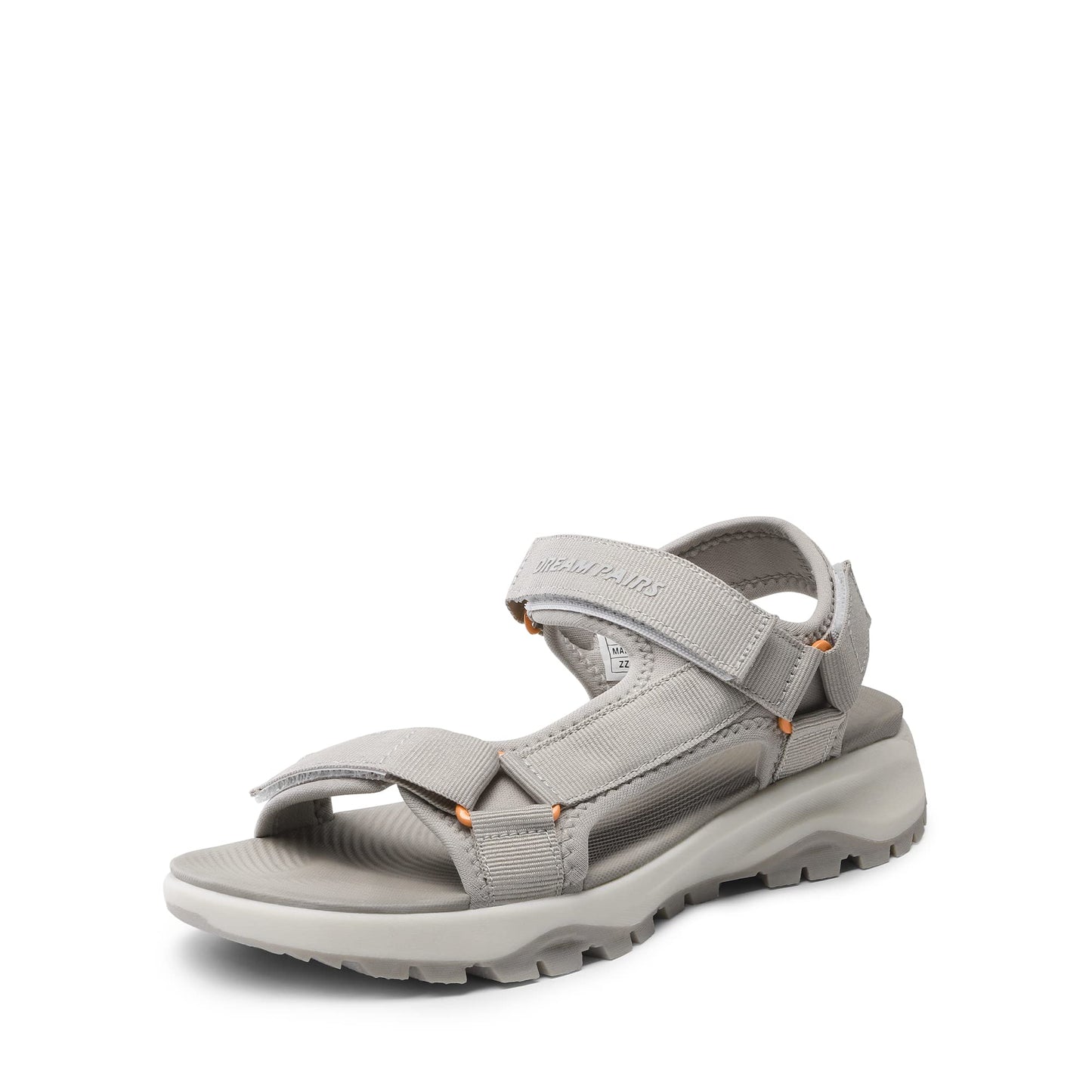 DREAM PAIRS Beach Sandals for Women, Open Toe Anti-skidding Outdoor Sport Hiking Sandals, Comfortable Athletic Water Shoes with Adjustable Hook and Loop Strap, Light Coffee, Size 6, Sdsa2320W