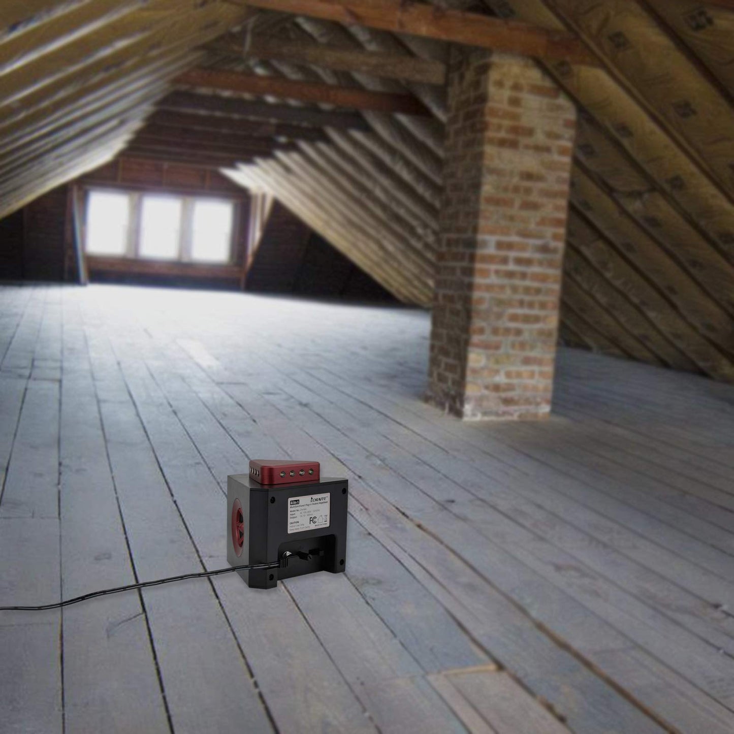 4-in-1 Ultrasonic Rodent Repellent Plug-in Electronic Mice Repeller Rat Deterrent, Pest Control Device with Ultrasound, Electric Impulse, Flashing Lights, Predator Sounds, Indoor Mouse and Rat Control