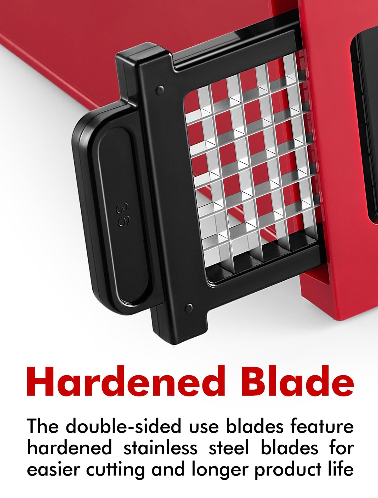 French Fry Cutter, Geedel Professional Potato Cutter for French Fries, Potato Slicer French Fry Maker for Carrot, Cucumber, Onion, Zucchini and more