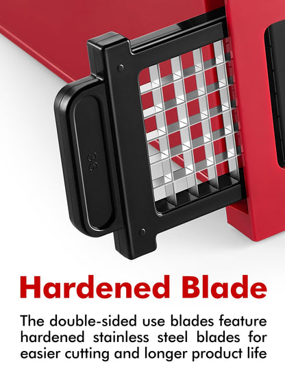 French Fry Cutter, Geedel Professional Potato Cutter for French Fries, Potato Slicer French Fry Maker for Carrot, Cucumber, Onion, Zucchini and more