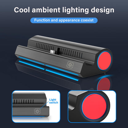 Switch Dock for Nintendo Switch/Switch OLED, Portable Switch Docking Station with 4K HDMI Output/USB3.0 Port, Replacement for Official Switch Dock(Incompatible with Nintendo Switch2)