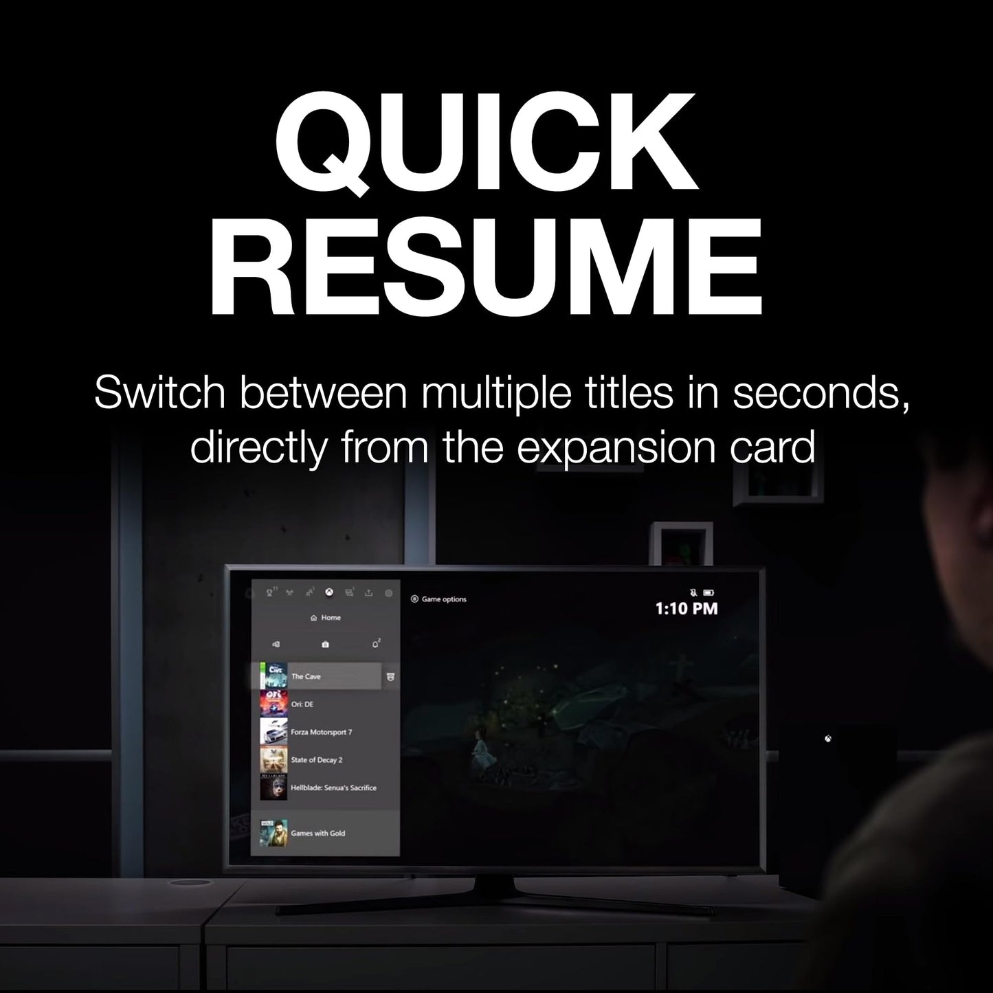 Seagate Expansion Card for Xbox Series X/S, 1TB Solid State Drive, NVMe (STJR1000400)