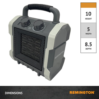 Remington 1500W Heavy-Duty Electric Heater Portable Electric Heater for Garage, Workshop, or Jobsite (REM-222A-120)