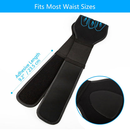 Ruszoaer ABS Stimulator - EMS Muscle Stimulator, Ab Machine, Portable Abdominal Belt, Electronic Pulse Massager, Home Office Fitness Workout Equipment, Blue