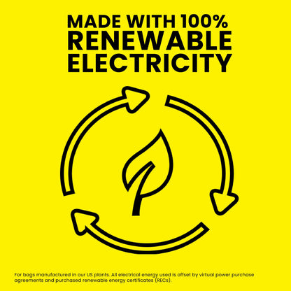 Glad Tall Kitchen Drawstring Trash Bags - Odorshield 13 Gallon White Trash Bag, Febreze Fresh Clean, 110 Count