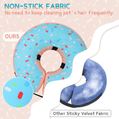 Supet Inflatable Dog Cone Collar for Small Dogs Puppies Cats, Soft Dog Cone Alternative After Surgery for Puppies Cats to Stop Licking