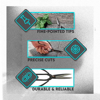 SE Chinese Scissors with Super Sharp Edges Suitable for Embroidery, sewing, Craft, Art Work, and Everyday Usage (6-Inch)