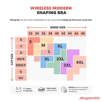 SHAPERMINT Bras for Women - Lingerie Bra, Bralettes for Women with Support, No Underwire Plus Size Bras for Women Nude