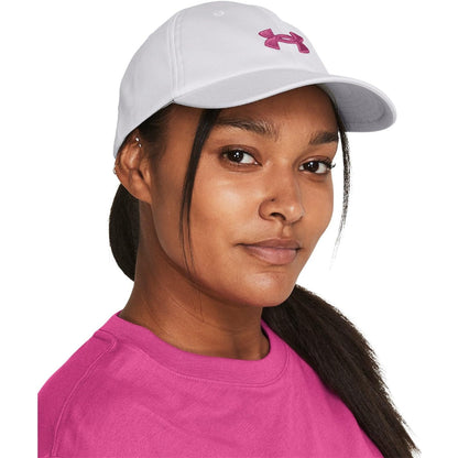 Under Armour Womens Blitzing Cap Adjustable, (015) Halo Gray / / Astro Pink, One Size Fits Most