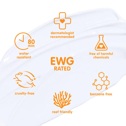 Thinksport SPF 50+ Mineral Sunscreen – Safe, Natural Sunblock for Sports & Active Use - Water Resistant Sun Cream –UVA/UVB Sun Protection – Vegan, Reef Friendly Lotion, 6oz