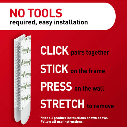 Command 15 lb Large Picture Hanging Strips 14 Pairs (28 Command Strips), Damage-Free Hanging Picture Hangers, No Tools Wall Hanger for Home Decor, White Adhesive