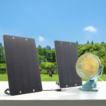Soshine Mini Solar Panel - USB Solar Panel Charger 5v 6w with High Performance Monocrystalline USB A Connector for Camera,Water Pump,Small Fan,Bicycle,Power Bank,Camping Lanterns