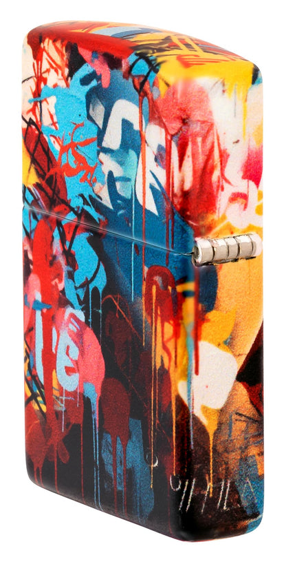 Zippo Street Art Design 540 Matte Pocket Lighter