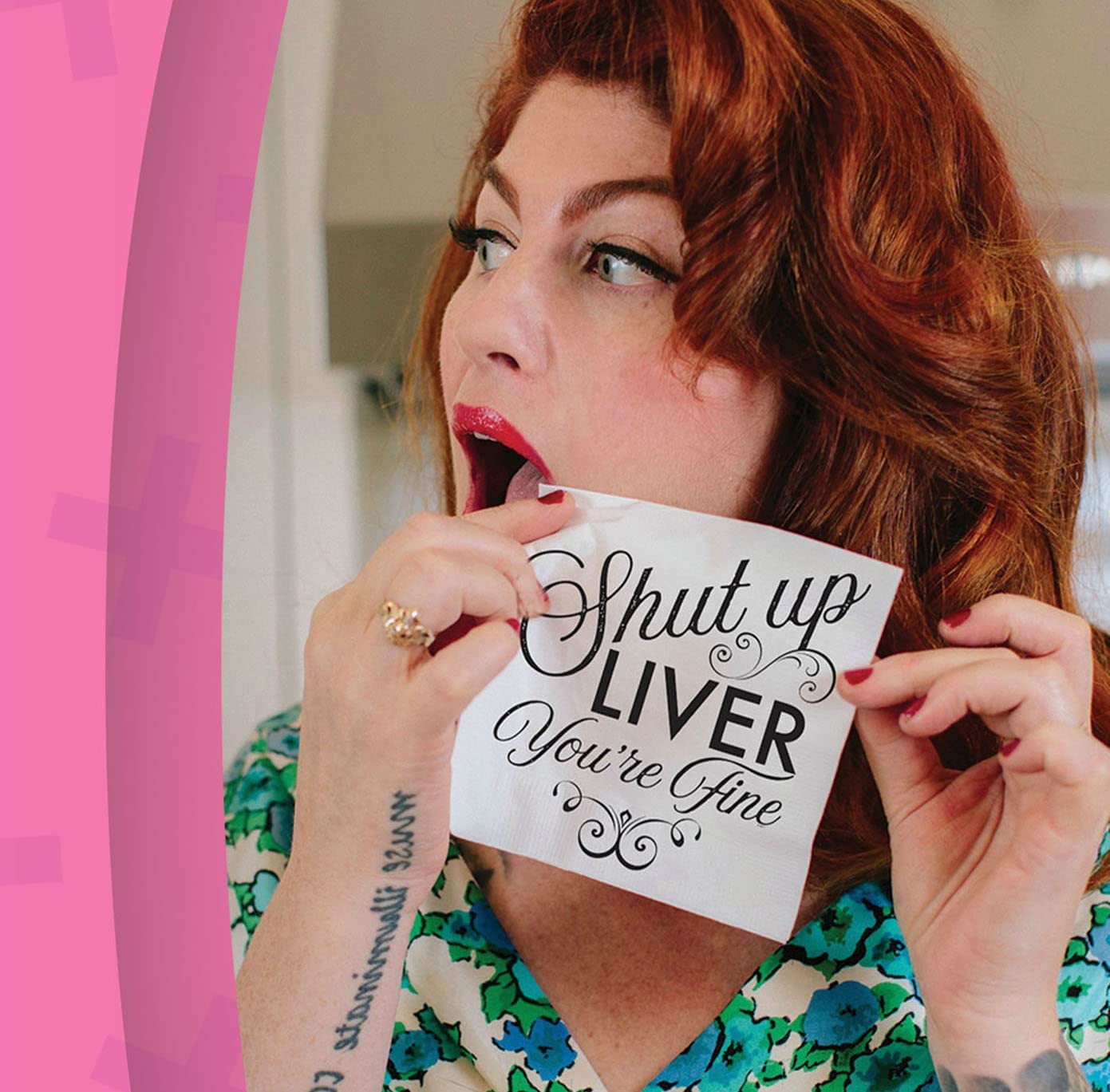 Funny Cocktail Napkins – “Please Leave by 9 PM” – 20 Pack | Hilarious Disposable Paper Napkins for Parties, Bars, Weddings, Birthdays, Bachelorette & Adult Gatherings