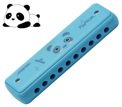 Crafteem Color Blues Harmonica, Key of C for Kids, Children, Toddler and Beginners,10 Hole 20 Tones Musical Instrument Toy Gift