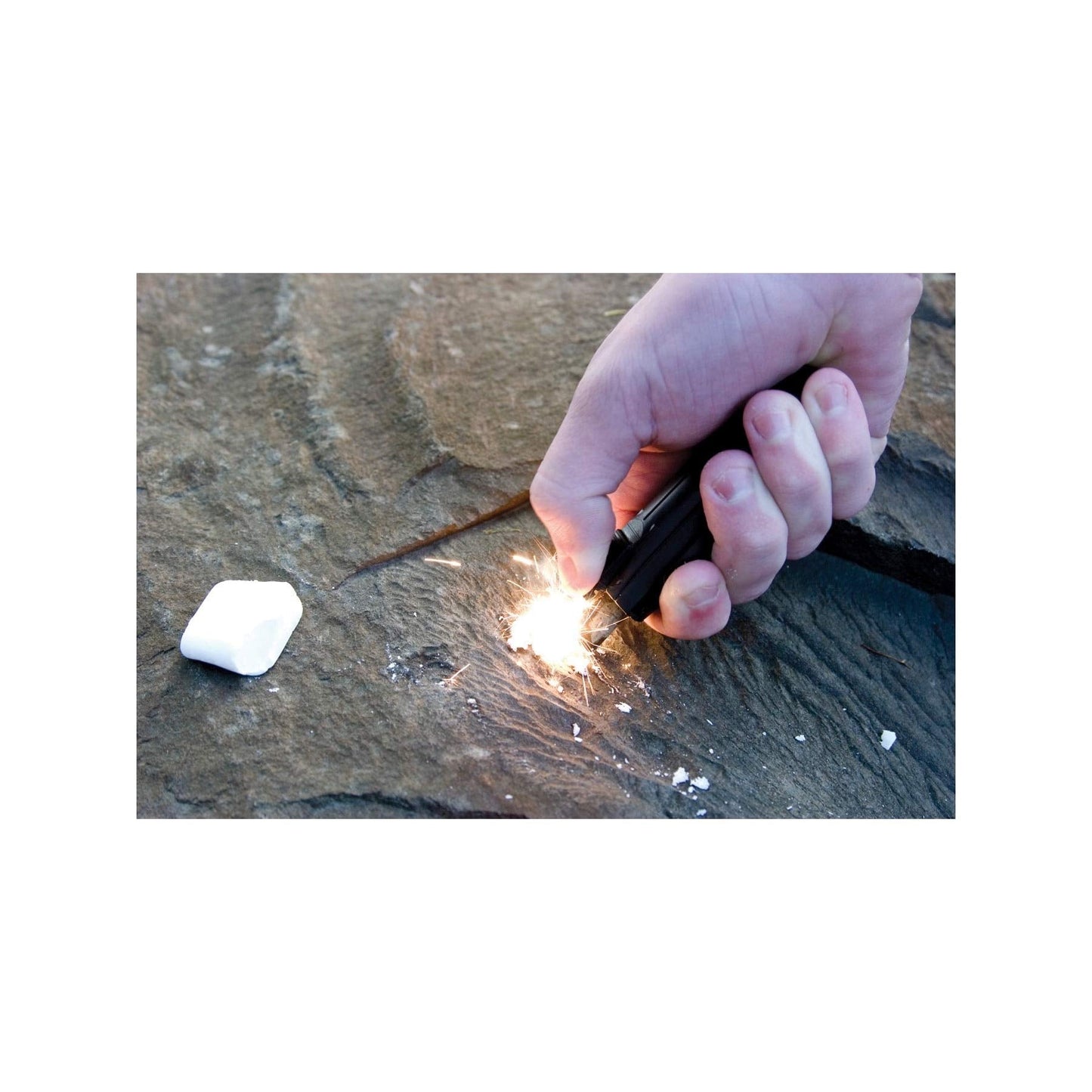 UST BlastMatch Fire Starter with One-Handed Operation and Lightweight Design for Camping, Hiking, Emergency and Outdoor Survival, Orange