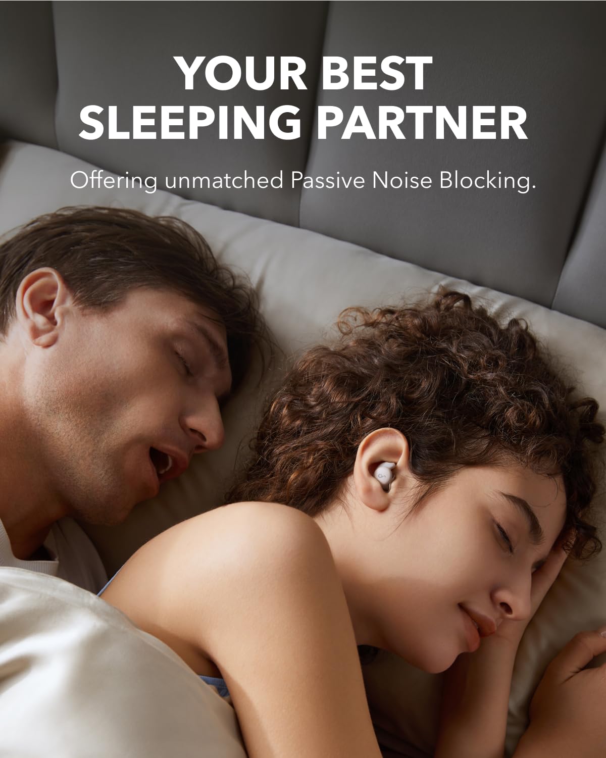 Soundcore Sleep A20 by Anker Sleep Earbuds, 30dB High-Frequency Noise Reduction, Small Earplugs for Side Sleepers, 80H Playtime, Stream Content via Bluetooth 5.3, Sleep Monitor, Personal Alarm
