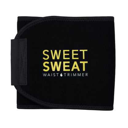Sweet Sweat Waist Trimmer, by Sports Research - Get More From Your Workout - Sweat Band Increases Stomach Temp to Cut Water Weight - Gym Waist Trainer Belt for Women & Men - Faja para Hacer Ejercicios