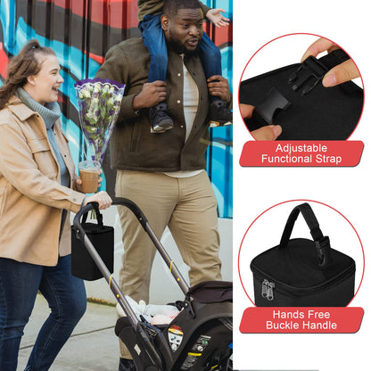 Accmor Breastmilk Cooler Bag, Baby Bottle Cooler Bags, Insulated Tote Bags On The Go, Fits 4 Large 8oz Bottles, for Nursing Mom Daycare Travel