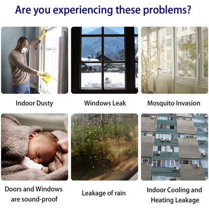 TAROSE Weather Stripping, Silicone Door Seal Strip Door, Window, Transparent 16 Feet Long (Width 25mm)