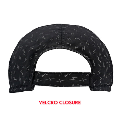 Sprints Race Day Performance Reflective Running Cap | The Lightweight, Quick Dry, Sport Hat, One Size, Unisex (US, Alpha, One Size, Nocturnal Not So Neon Flash Reflective)