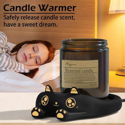 PUSEE Mug Warmer,Coffee Warmer for Desk Candle Warmer Auto Shut Off,Coffee Cup Warmer with 3 Temp Settings,Electric Beverage Warmer Plate for Coffee,Tea,Water Milk and Cocoa(Not Include Cup)