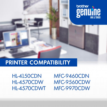 Brother Genuine Standard Yield Toner Cartridge, TN310BK, Replacement Black Toner, Page Yield Up To 2,500 Pages, TN310
