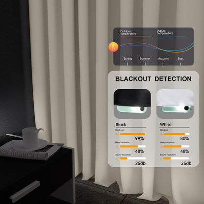 Room Divider Curtains Flexible Ceiling Tracks Set Curtain Track Ceiling Mount Blackout Curtain for Living Room Bedroom Ceiling Curtain Rod Privacy Dividers Panels W120 x H96 Beige Drape & Black Rail