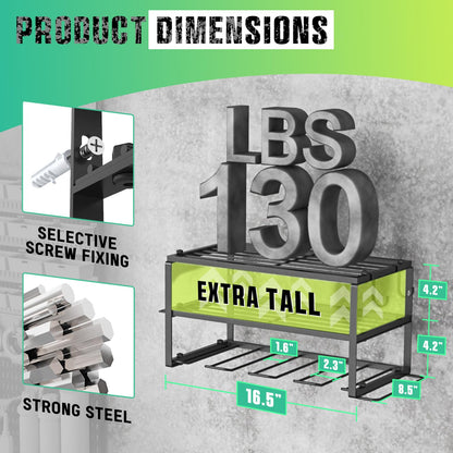 SUNALLY Power Tool Organizer, Heavy Duty Iron, 3 Layers Storage Rack with 4 Drill Holders, Floating Tool Shelf Wall Mounted, Matte Black, Work Shop, Garage, 150Lbs Load Capacity