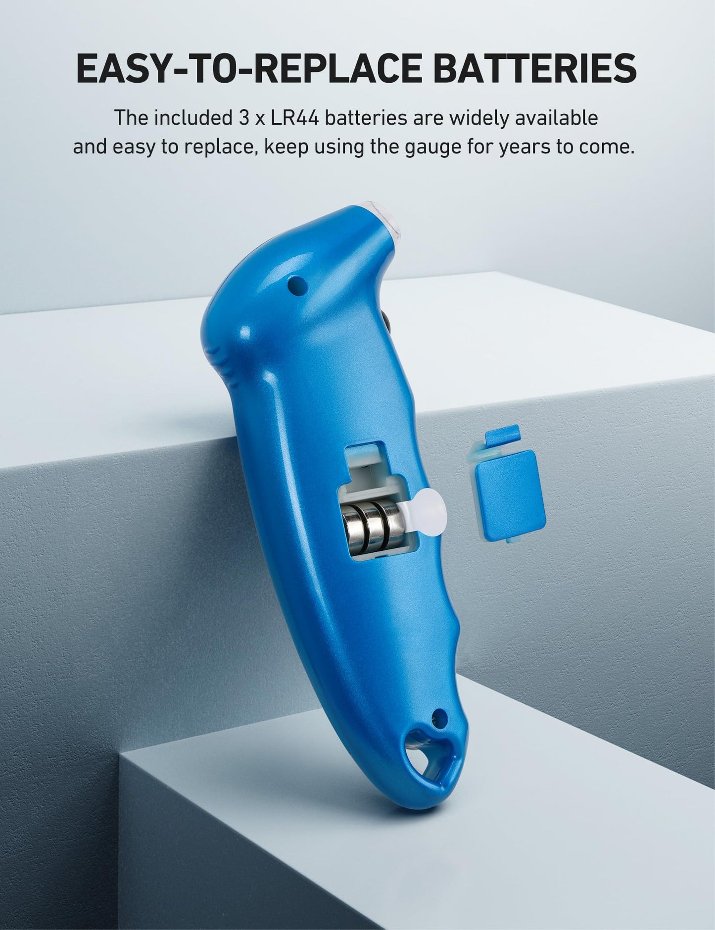 AstroAI Digital Tire Pressure Gauge 0-150PSI, Accurate in 0.1 Increments, Tire Pressure Gauge with Backlit LCD and Presta Valve Adaptor, 4 Units of Measurement for Car Truck Bicycle, Blue