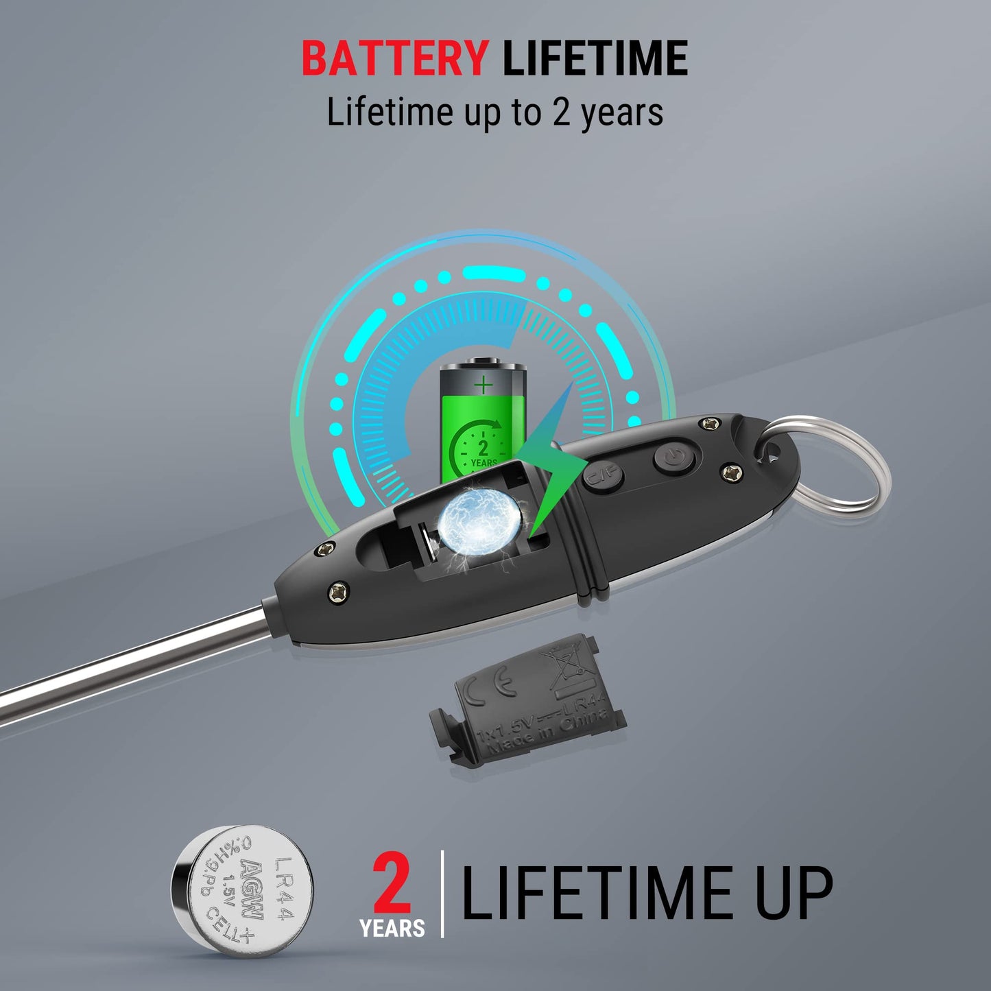 ThermoPro TP02S Digital Food Thermometer for Cooking Bread Baking Sourdough Liquids, Meat Thermometer Digital with Super Long Probe for Grill Kitchen BBQ Oil Milk Yogurt Candy Making Accessory