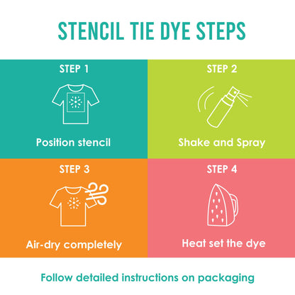 S.E.I. Natural Fade Tie Dye Kit, Fabric Dye Spray Set, Easy Clean Up, Easy Application, Spray Tie Dye Kit - 8 Pack of Colors