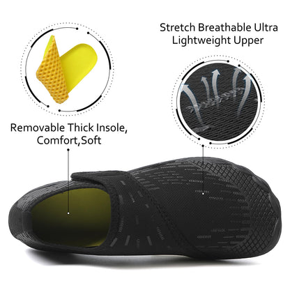 Water Shoes Mens Womens Quick-Dry Barefoot Swim Beach Pool Shoes Aqua Yoga Socks for Hiking Walking Diving Surf Outdoor Water Sports