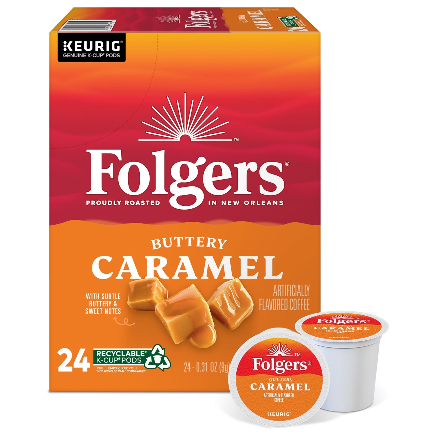 Folgers Gourmet Selections Caramel Drizzle K-Cups (24 count)