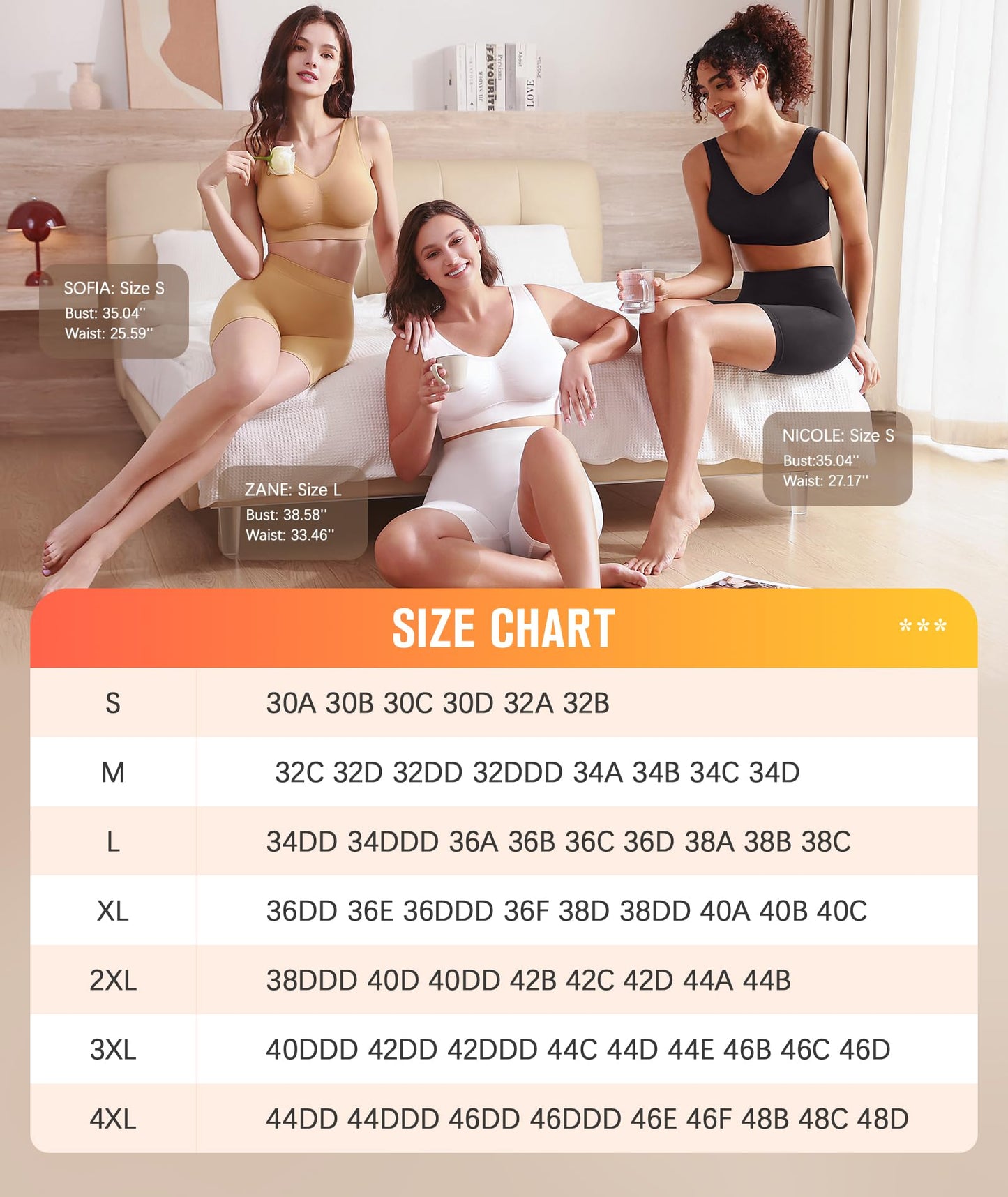 BESTENA 3 Pack Sports Bras for Women, Seamless Comfortable Workout Sleep Bra with Removable Pads