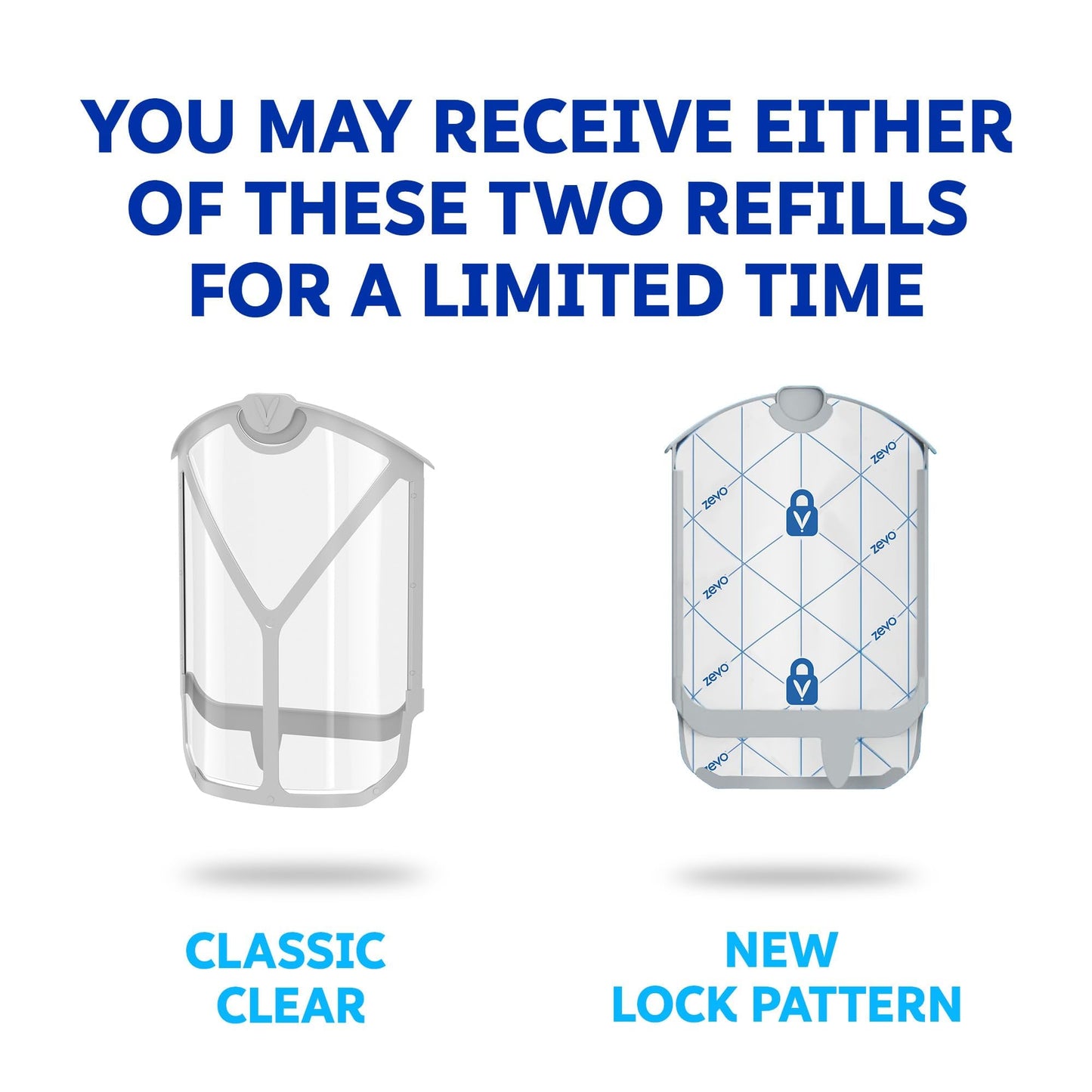 Zevo 2 Flying Insect Traps & 4 Refill Cartridges - Plug in Fly Trap & Indoor Bug Catcher for Gnats, House & Fruit Flies - Blue & UV Light Technology, Mess-Free Alternative to Bug Zapper