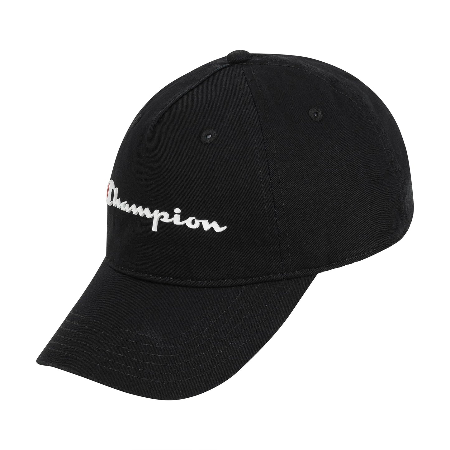 Champion Ameritage Dad Adjustable Cap, Black Big Logo, One Size