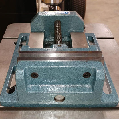 Wilton Low-Profile Drill Press Vise, 6" Jaw Width, 6" Jaw Opening, 2" Jaw Depth (Model LP6)