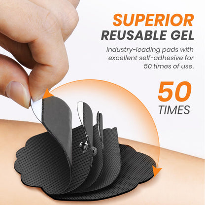 AVCOO 3-in-1 TENS Unit Muscle Stimulator with 30 Modes, 40 Intensities TENS Machine for Gradual Back Pain Relief Therapy, Rechargeable EMS Unit Massager with 12 TENS Electrode Pads, a Storage Bag