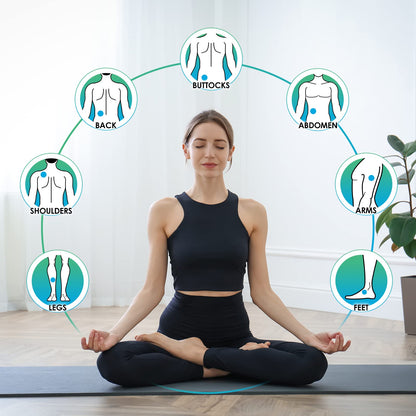 Easy@Home Wireless TENS Unit with APP Remote Control: Back Pain Relief Muscle Stimulator Massager | Powered by MyPainOff App iOS & Android App | Pain Therapy Management EHE015BLE