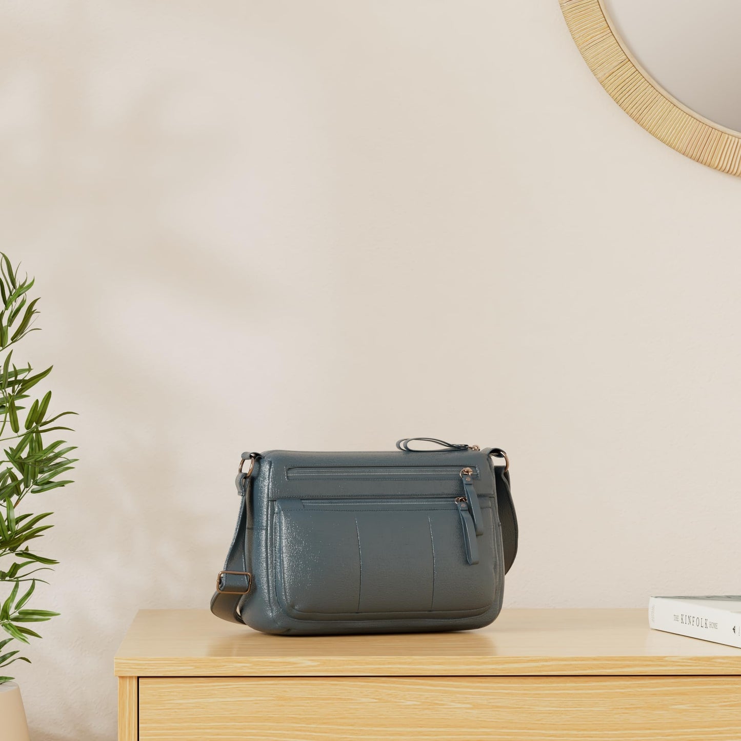 VOLGANIK ROCK Purses for Women Soft PU Leather Shoulder Bag Ladies Crossbody Purse and handbags Lightweight Pocketbook