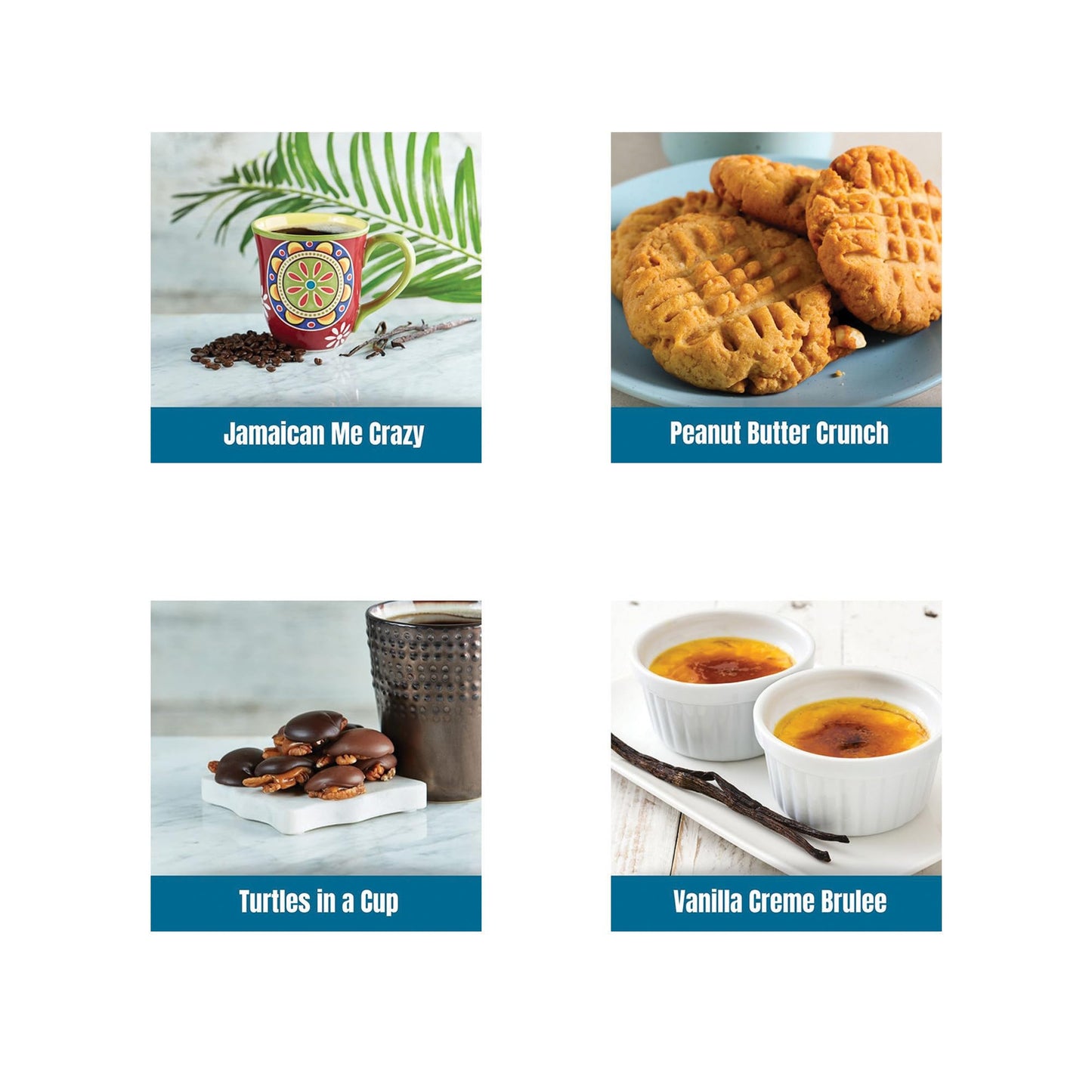 Gourmet Flavored Coffee Sampler Pack - 10 Bags of Unique Flavored Coffees – 100% Specialty Grade 1 Arabica -1.5 oz Full-Pot Bags - Roasted by Door County Coffee