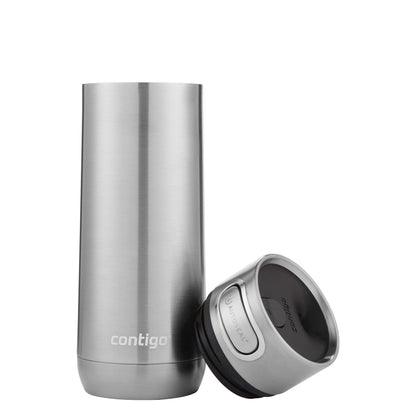 Contigo Luxe Vacuum-Insulated Stainless Steel Thermal Travel Mug 16 Ounces Stainless Steel