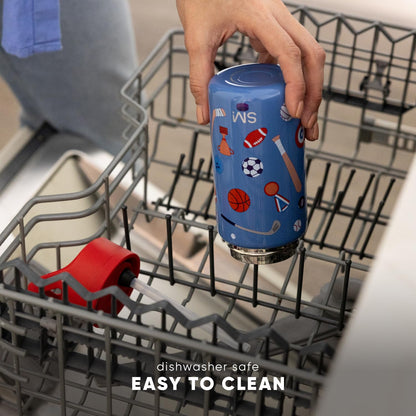 Simple Modern Kids Summit Water Bottle with Straw Lid | 14oz Stainless Steel Cup Insulated Tumbler for Toddlers, School | Sports Balls