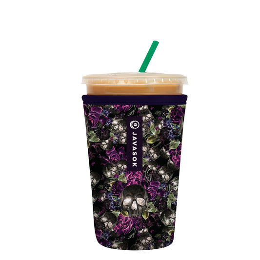 Sok It JavaSok Iced Coffee & Cold Soda Insulated Neoprene Cup Sleeve (After Dark, Medium: 22-28oz)