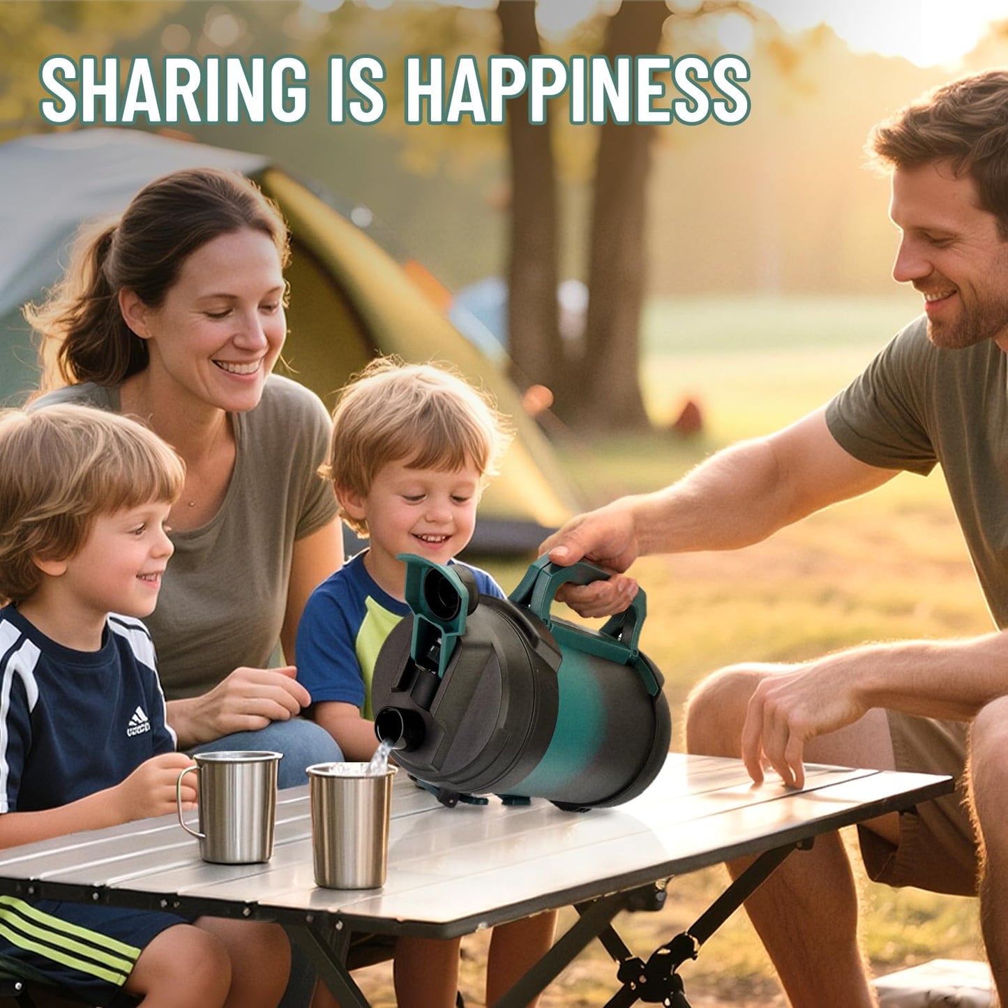 Zukro 1 Gallon Water Jug, One Gallon Large Triple Wall Insulated Metal Jug With Straw and Spout, No Sweat 128 oz Stainless Steel Sport Water Bottle Keeps Cold 48 Hours for Outdoors, Black