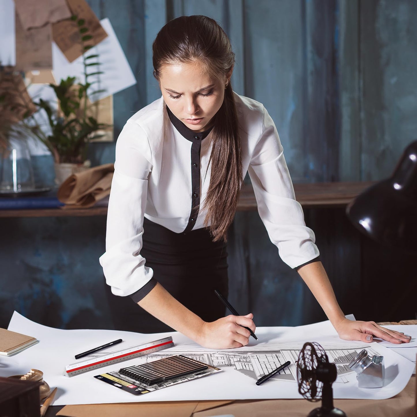 ARTEZA Black Inkonic Fineliners Pens, Set of 12, 0.4 mm Fine Tip Markers, Water-Based Art Pens for Drawing, Sketching, Journaling, Calligraphy