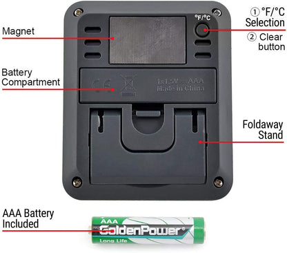 ThermoPro TP50 Digital Hygrometer Indoor Thermometer Room Thermometer and Humidity Gauge with Temperature Humidity Monitor
